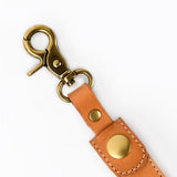 Husa pentru Kendama, Vivimall, Husa de Depozitare pentru Kendama, din Piele Ecologica, Catarama cu Agatare pentru Transportare, Model Breloc Simplu, 19.5 x 2.5 cm, Maro - vivimall.ro