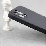 Husa pentru Samsung Galaxy A13 5G, Flippy, Liquid Silicone, cu Microfibra pe interior, Protectie Antisoc, Negru - vivimall.ro