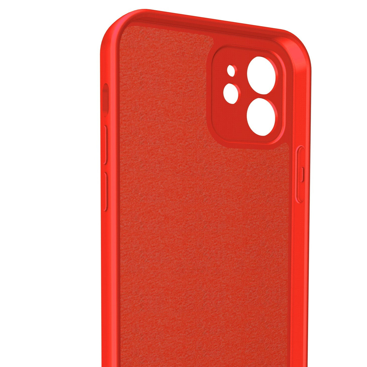 Husa pentru Samsung Galaxy S22, Flippy, Liquid Silicone, cu Microfibra pe interior, Protectie Antisoc, Rosu - vivimall.ro