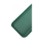 Husa pentru Samsung Galaxy S22, Flippy, Liquid Silicone, cu Microfibra pe interior, Protectie Antisoc, Verde inchis - vivimall.ro