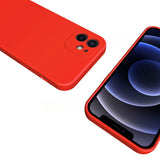 Husa pentru Samsung Galaxy S22 Plus, Flippy, Liquid Silicone, cu Microfibra pe interior, Protectie Antisoc, Rosu - vivimall.ro