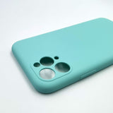 Husa pentru Samsung Galaxy S22 Ultra, Flippy, Liquid Silicone, cu Microfibra pe interior, Protectie Antisoc, Albastru deschis - vivimall.ro