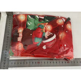 Husa pentru scaun, Flippy, Tematica Craciun, Model 2 Mos Craciun si Baietel, Verde/Rosu - vivimall.ro