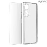 Husa Protect Plus pentru Huawei NOVA 9 SE, Flippy, Silicon Subtire, Transparenta - vivimall.ro