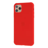 Husa protectie compatibila cu Apple iPhone 11 Pro Liquid Silicone Case Rosu - vivimall.ro
