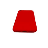 Husa protectie compatibila cu Apple iPhone SE 2020 Liquid Silicone Case Rosu - vivimall.ro