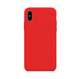 Husa protectie compatibila cu Apple iPhone X/XS Liquid Silicone Case Rosu - vivimall.ro