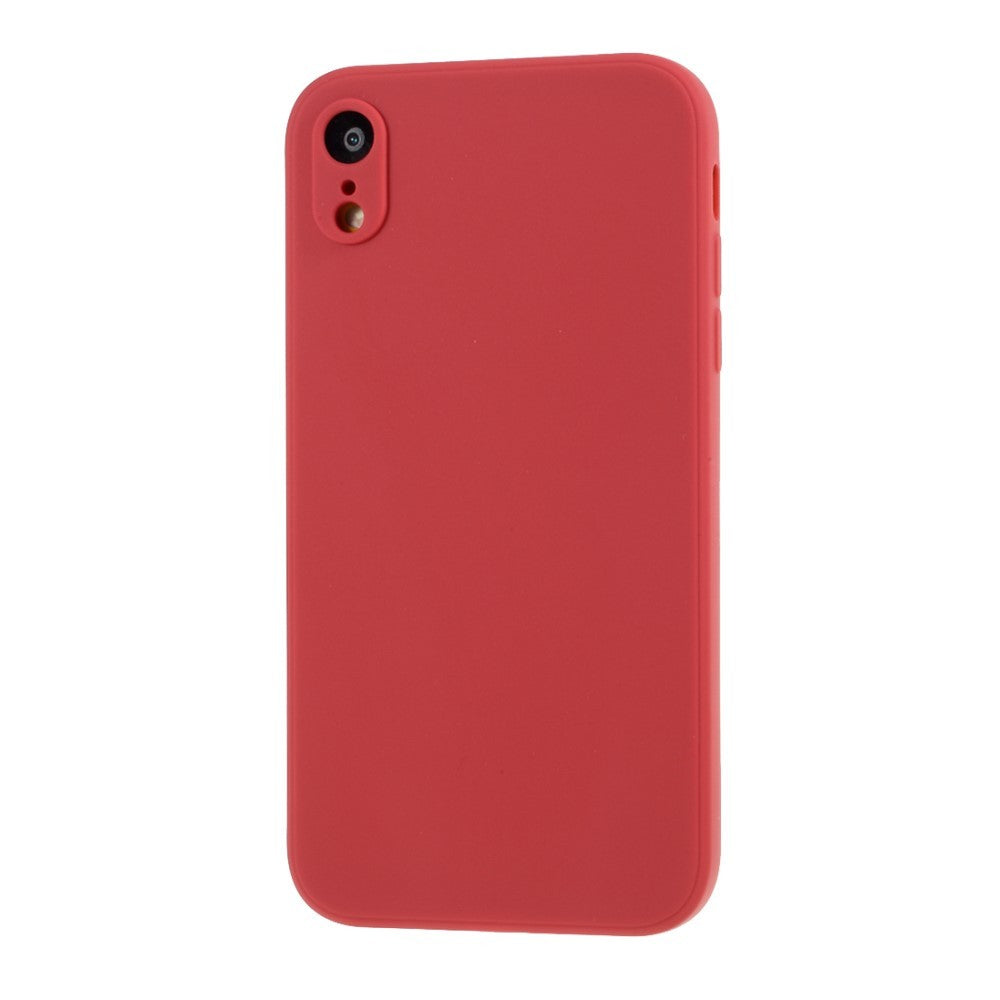 Husa protectie compatibila cu Apple iPhone XR Liquid Silicone Case Rosu - vivimall.ro