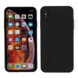 Husa protectie compatibila cu Apple iPhone XS Liquid Silicone Case Negru - vivimall.ro