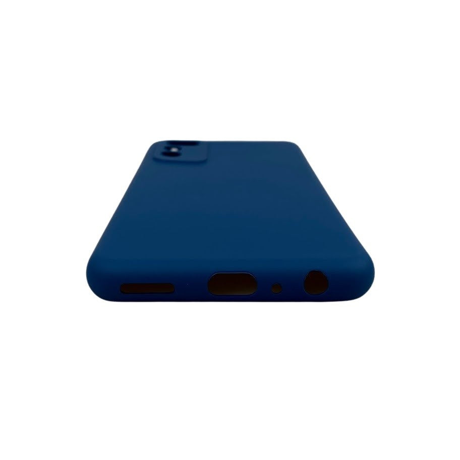 Husa protectie compatibila cu Huawei Nova 5T Liquid Silicone Case Albastru inchis - vivimall.ro