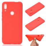 Husa protectie compatibila cu Huawei P Smart Z Liquid Silicone Case Rosu - vivimall.ro