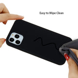 Husa protectie compatibila cu Huawei P40 Lite E Liquid Silicone Case Negru - vivimall.ro