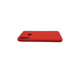 Husa protectie compatibila cu Huawei P40 Lite E Liquid Silicone Case Rosu - vivimall.ro