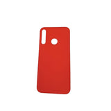 Husa protectie compatibila cu Huawei P40 Lite E Liquid Silicone Case Rosu - vivimall.ro