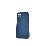 Husa protectie compatibila cu Huawei P40 Lite Liquid Silicone Case Albastru inchis - vivimall.ro