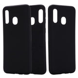 Husa protectie compatibila cu Samsung A20E Liquid Silicone Case Negru - vivimall.ro