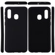 Husa protectie compatibila cu Samsung A20E Liquid Silicone Case Negru - vivimall.ro