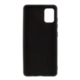 Husa protectie compatibila cu Samsung A51 Liquid Silicone Case Negru - vivimall.ro
