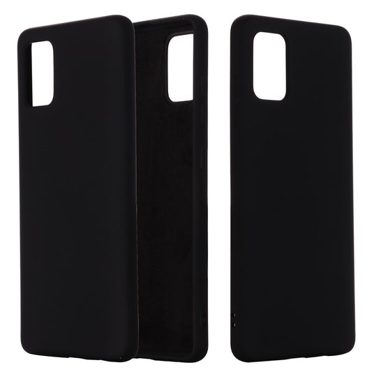 Husa protectie compatibila cu Samsung A71 Liquid Silicone Case Negru - vivimall.ro
