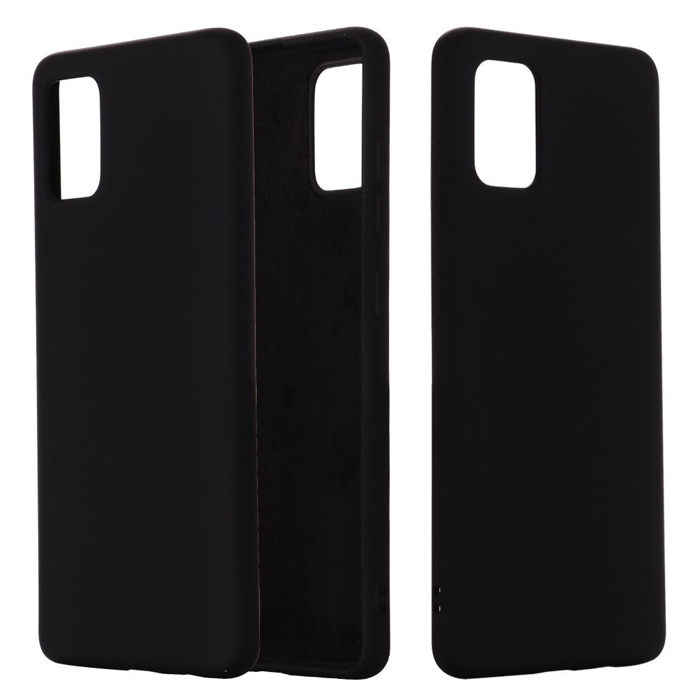 Husa protectie compatibila cu Samsung A71 Liquid Silicone Case Rosu - vivimall.ro