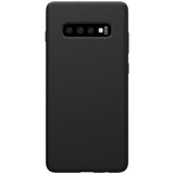 Husa protectie compatibila cu Samsung S10 Liquid Silicone Case Negru - vivimall.ro
