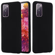 Husa protectie compatibila cu Samsung S20 Liquid Silicone Case Negru - vivimall.ro