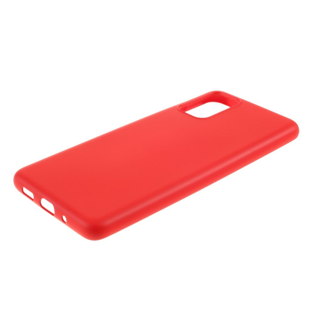 Husa protectie compatibila cu Samsung S20 Liquid Silicone Case Rosu - vivimall.ro