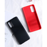 Husa protectie compatibila cu Samsung S20 Liquid Silicone Case Rosu - vivimall.ro