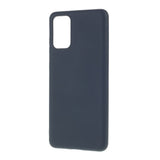 Husa protectie compatibila cu Samsung S20 Plus Liquid Silicone Case Albastru inchis - vivimall.ro
