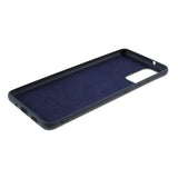 Husa protectie compatibila cu Samsung S20 Plus Liquid Silicone Case Albastru inchis - vivimall.ro