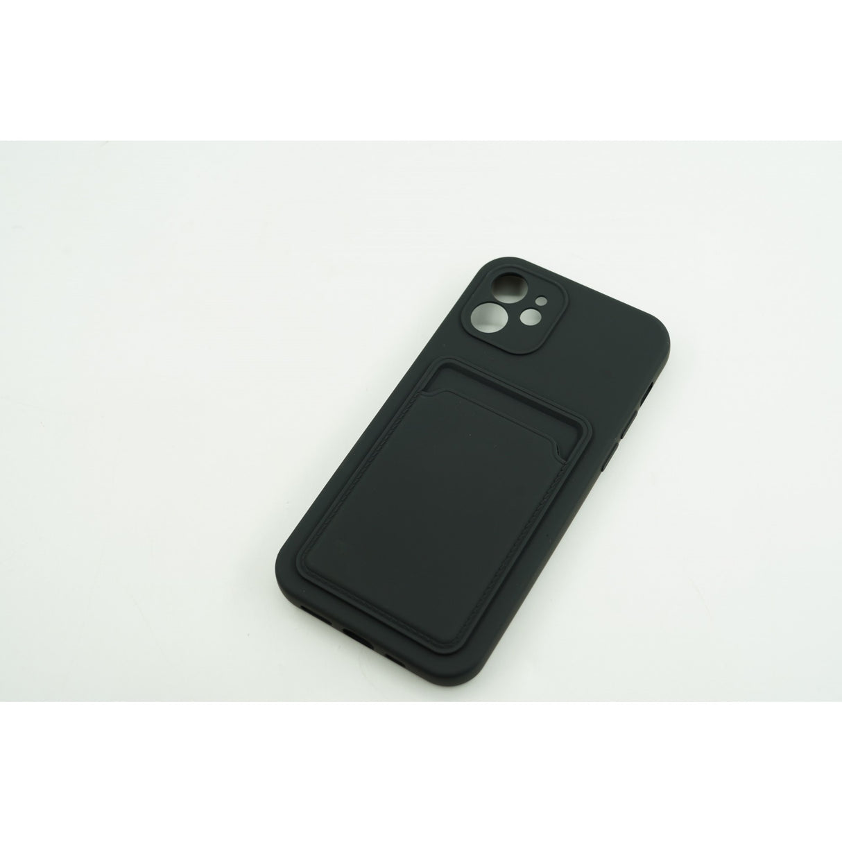 Husa protectie cu suport card compatibila cu Samsung A72 Negru - vivimall.ro