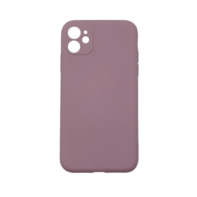 Husa protectie Flippy compatibila cu Apple iPhone 11 Pro Max Liquid Silicone Case Mov - vivimall.ro