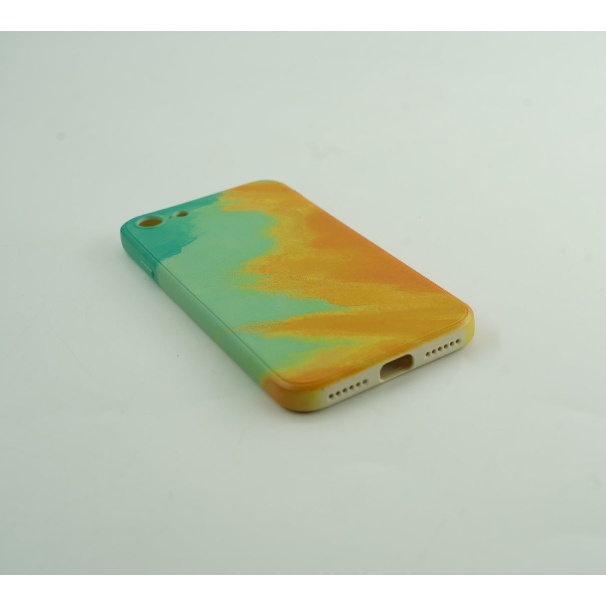 Husa protectie Flippy compatibila cu Apple iPhone 11 Pro Max Tpu Ombre, Verde/Galben/Portocaliu - vivimall.ro