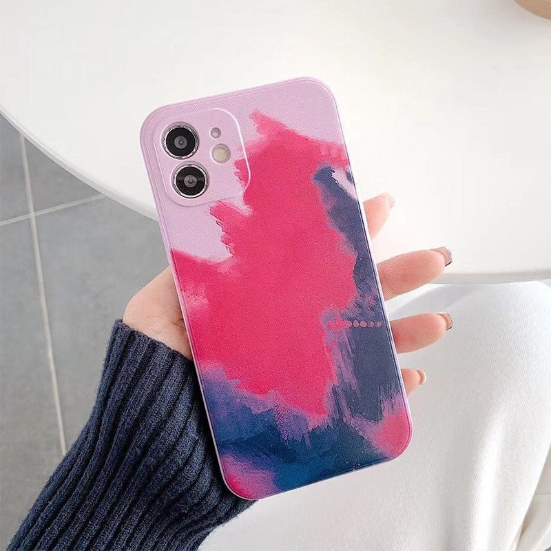 Husa protectie Flippy compatibila cu Apple iPhone 11 Pro Tpu Ombre, Roz/Mov/Negru - vivimall.ro