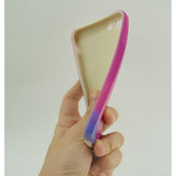 Husa protectie Flippy compatibila cu Apple iPhone 11 Tpu Ombre, Roz/Mov - vivimall.ro