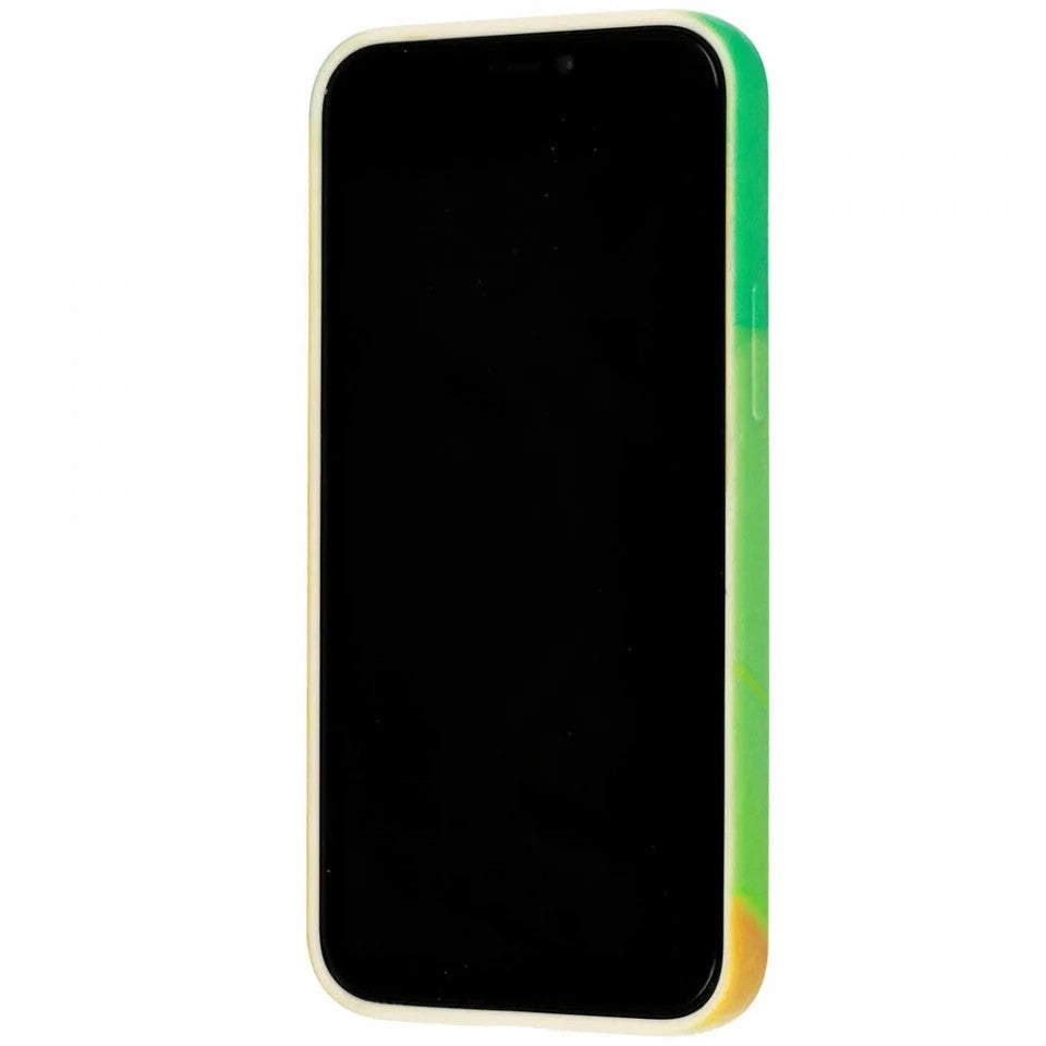 Husa protectie Flippy compatibila cu Apple iPhone 11 Tpu Ombre, Verde/Galben - vivimall.ro