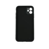 Husa protectie Flippy compatibila cu Apple iPhone 12 Liquid Silicone Case Negru - vivimall.ro