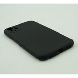 Husa protectie Flippy compatibila cu Apple iPhone 12 Liquid Silicone Case Negru - vivimall.ro