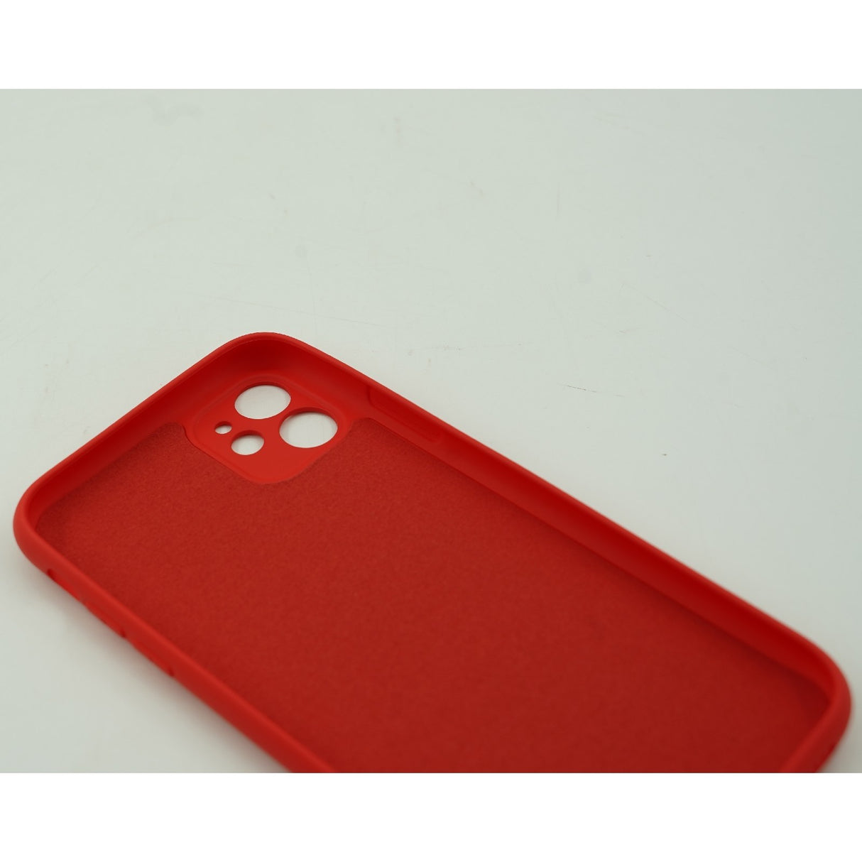 Husa protectie Flippy compatibila cu Apple iPhone 12 Mini Liquid Silicone Case Rosu - vivimall.ro