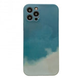 Husa protectie Flippy compatibila cu Apple iPhone 12 Mini Tpu Ombre, Verde/Alb - vivimall.ro