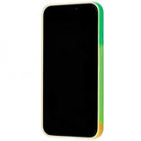 Husa protectie Flippy compatibila cu Apple iPhone 12 Mini Tpu Ombre, Verde/Galben - vivimall.ro