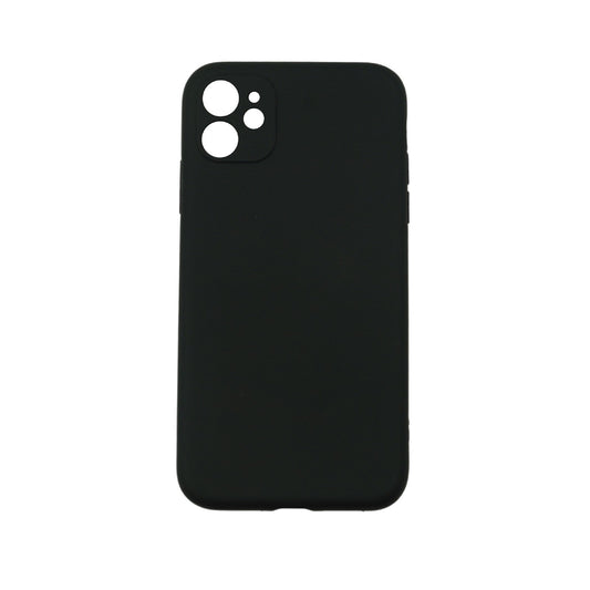 Husa protectie, Vivimall, compatibila cu Apple iPhone 12 Pro Liquid Silicone Negru - vivimall.ro