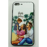 Husa protectie, Flippy, compatibila cu Apple iPhone 12 Pro Max Glass print Family is Forever Multicolor - vivimall.ro