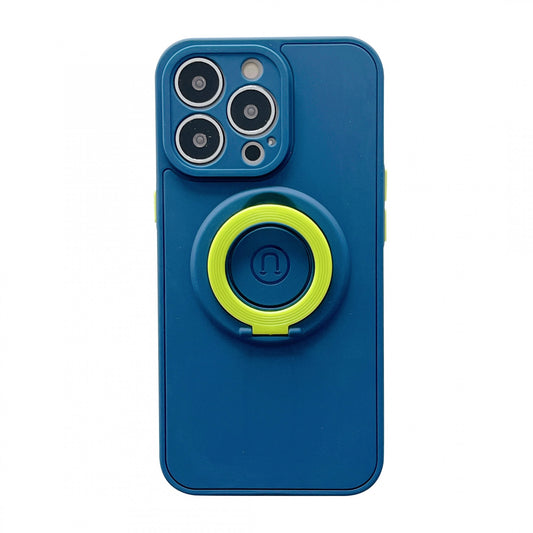 Husa protectie Vivimall compatibila cu Apple iPhone 13 Mag Safe Silicone Albastru - vivimall.ro