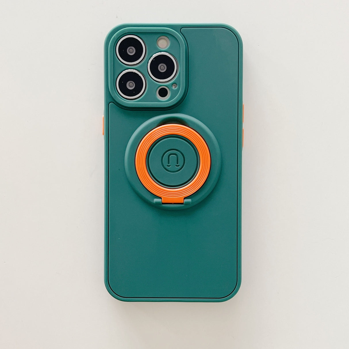 Husa protectie Flippy compatibila cu Apple iPhone 13 Mag Safe Silicone Verde - vivimall.ro