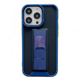 Husa protectie Flippy compatibila cu Apple iPhone 13 Mini Defender Model 5 cu suport,Albastru - vivimall.ro