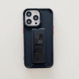 Husa protectie Flippy compatibila cu Apple iPhone 13 Pro Defender Model 5 cu suport,Negru - vivimall.ro