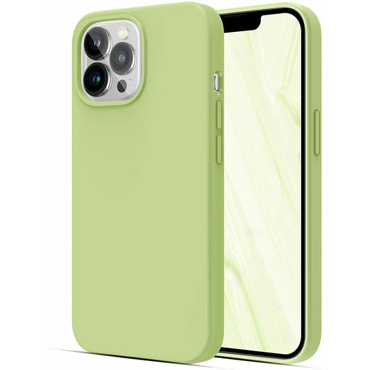 Husa protectie Vivimall compatibila cu Apple iPhone 13 Pro Matte Tpu Verde Mat - vivimall.ro