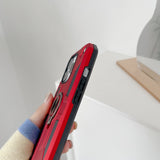 Husa protectie Flippy compatibila cu Apple iPhone 13 Pro Max Defender Model 5 cu suport prindere inel,Rosu - vivimall.ro