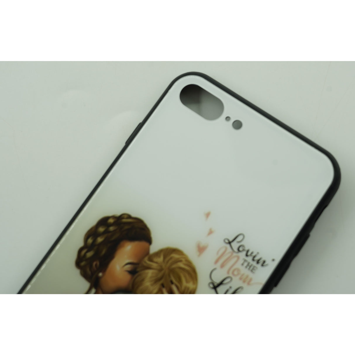 Husa protectie Flippy compatibila cu Apple iPhone 13 Pro Max Glass print Lovin the Mom Multicolor - vivimall.ro